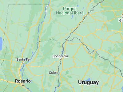 Map showing location of Mocoretá (-30.61891, -57.96344)