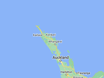 Map showing location of Moerewa (-35.38333, 174.03333)