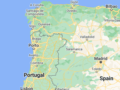 Map showing location of Mogadouro (41.34034, -6.71187)