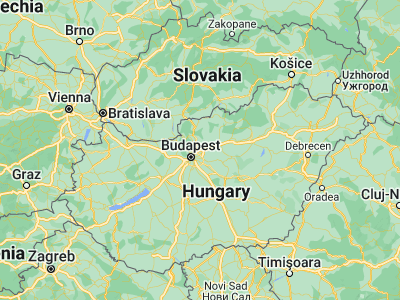 Map showing location of Mogyoród (47.59748, 19.2407)