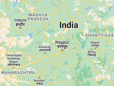 Map showing location of Mohgaon (21.65, 78.71667)