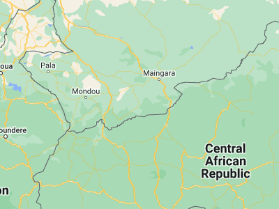 Map showing location of Moïssala (8.3404, 17.7663)