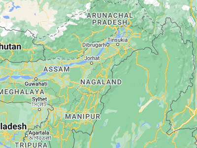 Map showing location of Mokokchūng (26.3248, 94.51834)