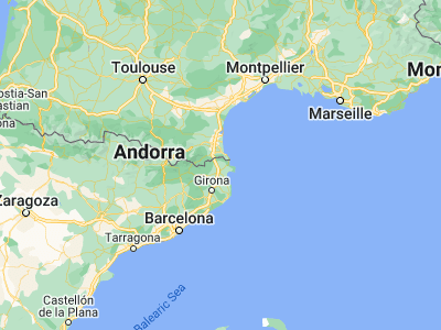Map showing location of Mollet de Peralada (42.35959, 3.00034)