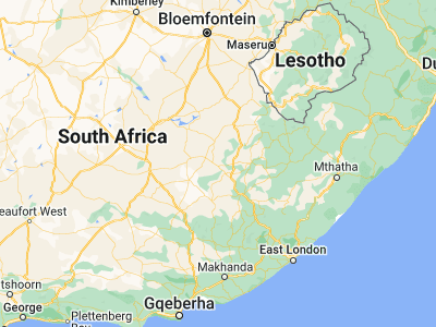 Map showing location of Molteno (-31.39676, 26.36246)