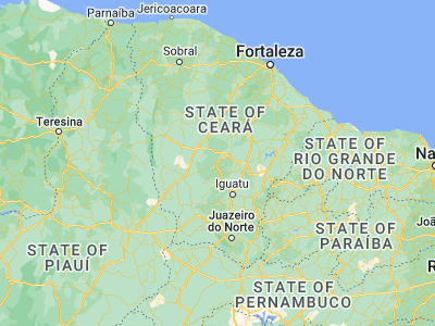 Map showing location of Mombaça (-5.74306, -39.6275)