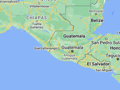 Map showing location of Momostenango (15.04361, -91.40861)