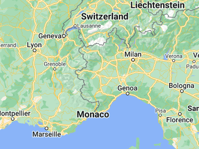 Map showing location of Moncalieri (44.99625, 7.69032)