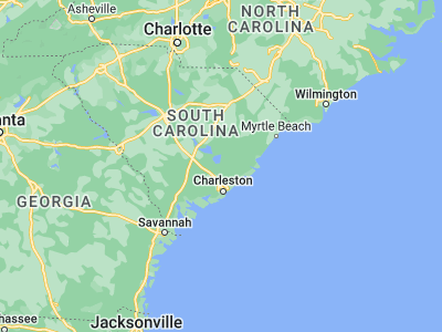 Map showing location of Moncks Corner (33.196, -80.01314)