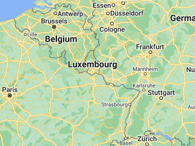 Map showing location of Mondorf-les-Bains (49.505, 6.28111)
