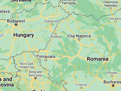 Map showing location of Moneasa (46.45, 22.25)