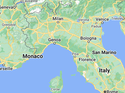 Map showing location of Moneglia (44.23905, 9.49081)