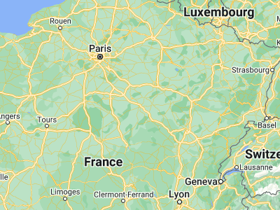 Map showing location of Monéteau (47.84923, 3.58178)