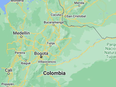 Map showing location of Mongua (5.75084, -72.80339)