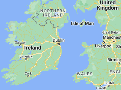 Map showing location of Monkstown (53.29308, -6.15312)