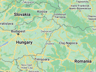 Map showing location of Monostorpályi (47.4, 21.78333)
