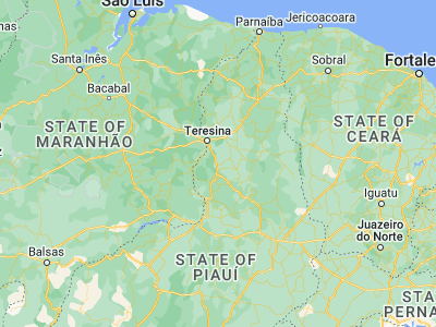Map showing location of Monsenhor Gil (-5.56417, -42.60778)