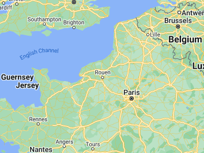 Map showing location of Mont-Saint-Aignan (49.46307, 1.09364)