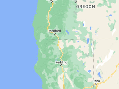 Map showing location of Montague (41.7282, -122.5278)