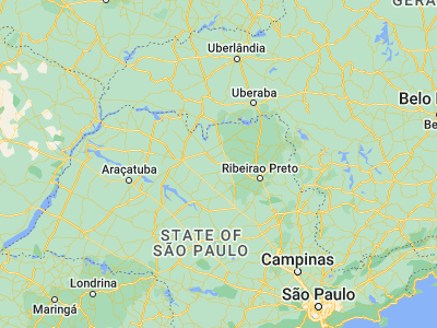 Map showing location of Monte Azul Paulista (-20.90722, -48.64139)