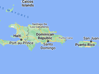 Map showing location of Monte Plata (18.807, -69.78399)