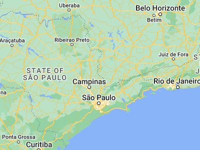 Map showing location of Monte Sião (-22.4325, -46.5725)