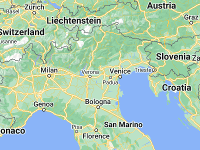 Map showing location of Montecchio Maggiore (45.50369, 11.412)