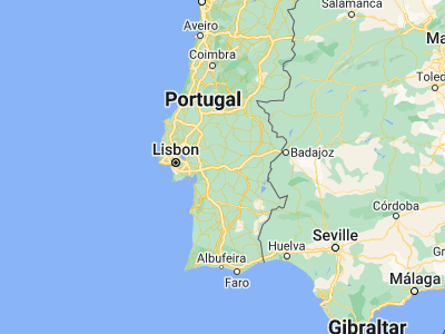 Map showing location of Montemor-o-Novo (38.64812, -8.21455)