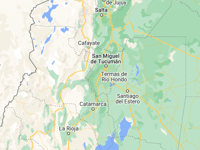 Map showing location of Monteros (-27.16742, -65.49832)