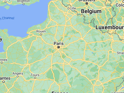 Map showing location of Montfermeil (48.8982, 2.57913)