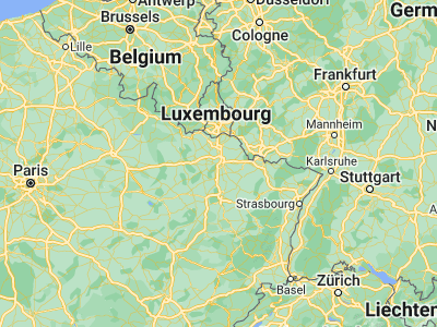 Map showing location of Montigny-lès-Metz (49.09435, 6.15167)