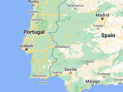 Map showing location of Montijo (38.90839, -6.61785)
