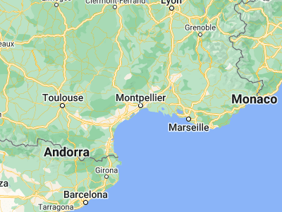 Map showing location of Montpellier (43.61092, 3.87723)