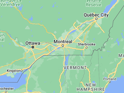 Map showing location of Montréal-Ouest (45.45286, -73.64918)