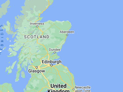 Map showing location of Montrose (56.7, -2.45)