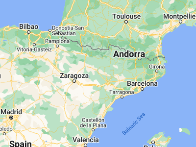 Map showing location of Monzón (41.91084, 0.19406)
