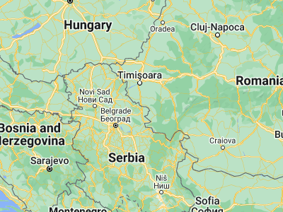 Map showing location of Moraviţa (45.25583, 21.27028)
