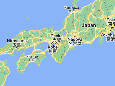 Map showing location of Moriguchi (34.73333, 135.56667)