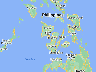 Map showing location of Morobuan (10.62566, 122.5547)