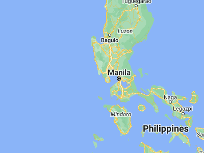 Map showing location of Morong (14.67889, 120.26611)