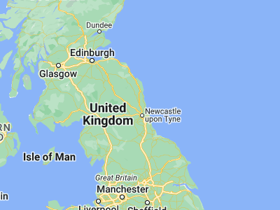 Map showing location of Morpeth (55.16765, -1.6912)