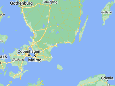 Map showing location of Mörrum (56.18333, 14.75)