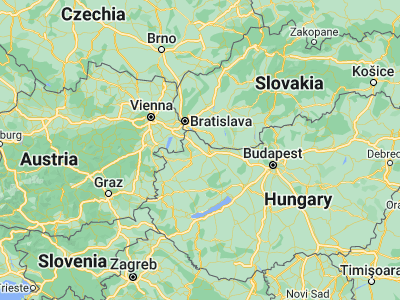 Map showing location of Mosonszentmiklós (47.72778, 17.42784)
