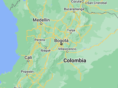 Map showing location of Mosquera (4.70592, -74.23021)