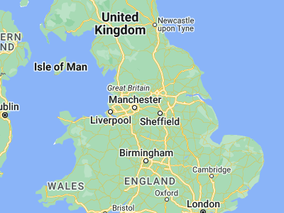 Map showing location of Mossley (53.51454, -2.03462)