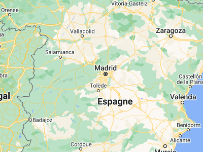 Map showing location of Móstoles (40.32234, -3.86496)