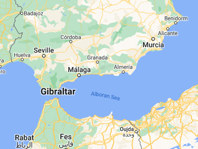 Map showing location of Motril (36.75066, -3.5179)
