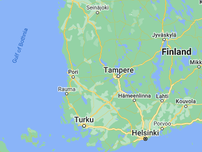 Map showing location of Mouhijärvi (61.5, 23.01667)