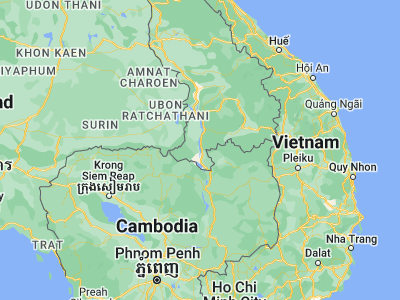 Map showing location of Mounlapamôk (14.33333, 105.86667)