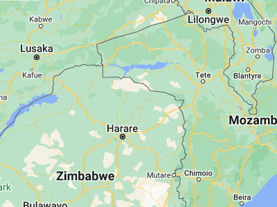 Map showing location of Mount Darwin (-16.77251, 31.58381)